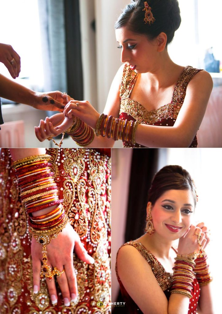 Asian Wedding Photography - Bride preparing