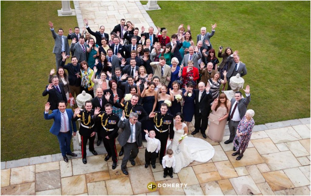 Rowton Castle Wedding Group Photo