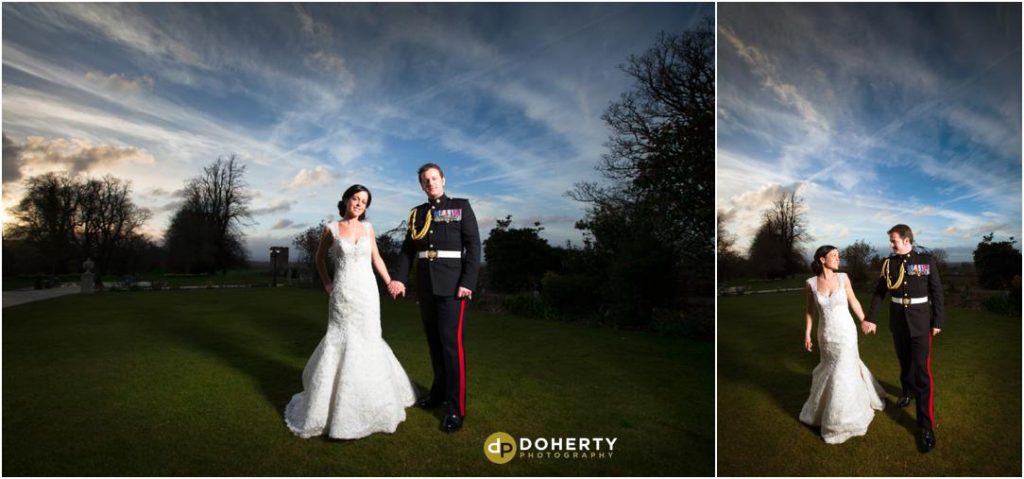 Rowton Castle Wedding Twilight Photo