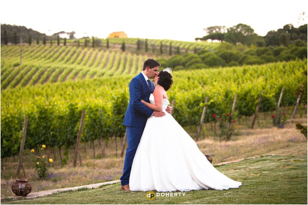 Destination Wedding photography in vineyard - Portugal