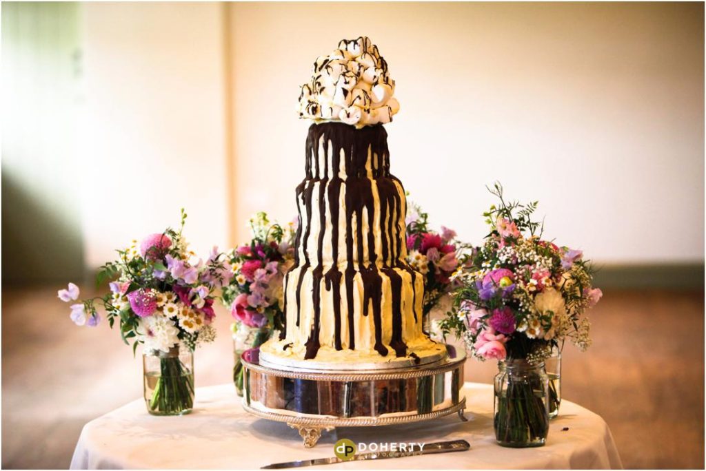 Ashes Barns Wedding Cake