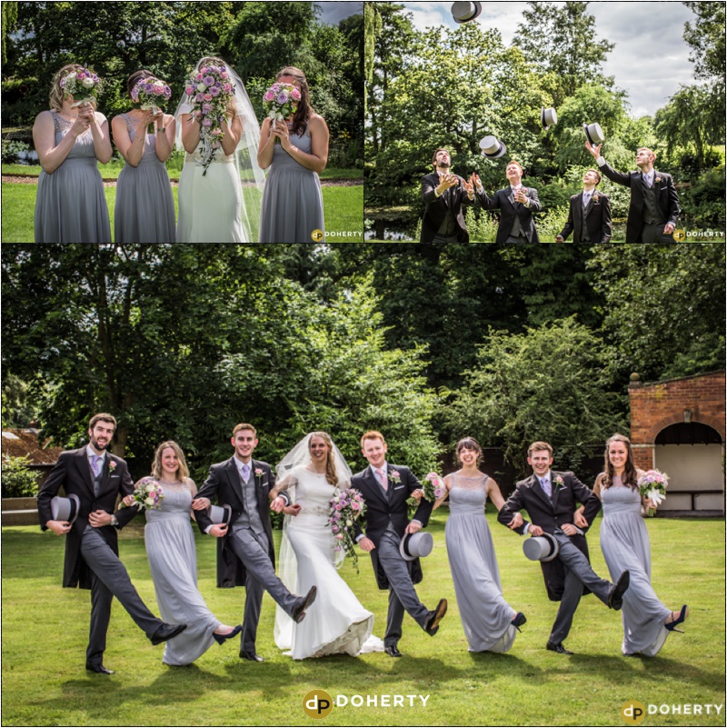 Wedding Photography - Stanbrook Abbey Bridal Party
