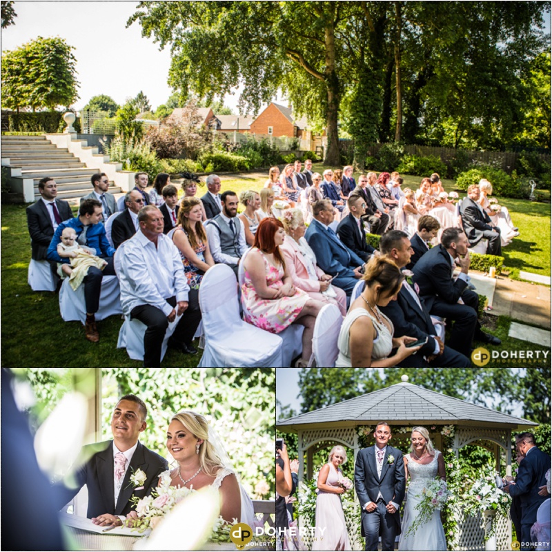 Wedding Photography - Warwick House Outdoor Ceremony