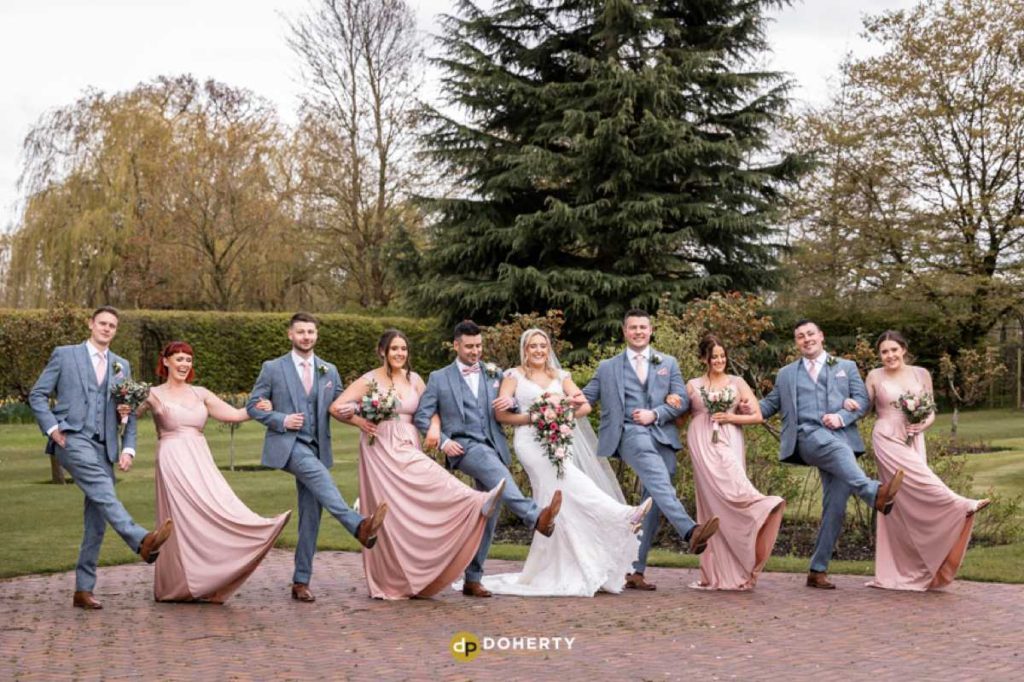 Ardencote Manor with bridal party