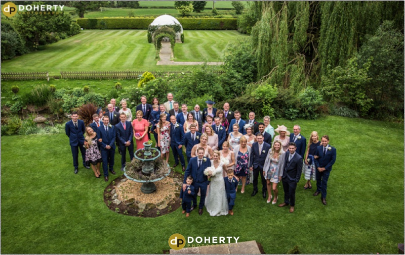 Wedding Group Photo - Albright Hussey Manor