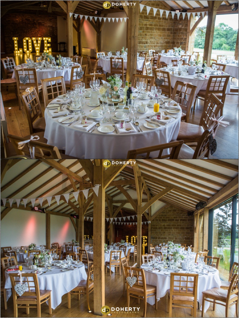 Wedding Room Setup - Dodford Manor