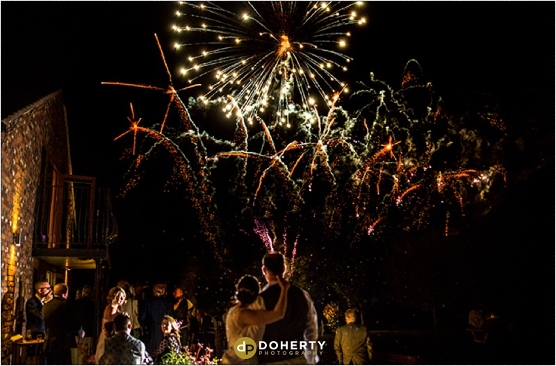 Wootton Park Wedding Fireworks