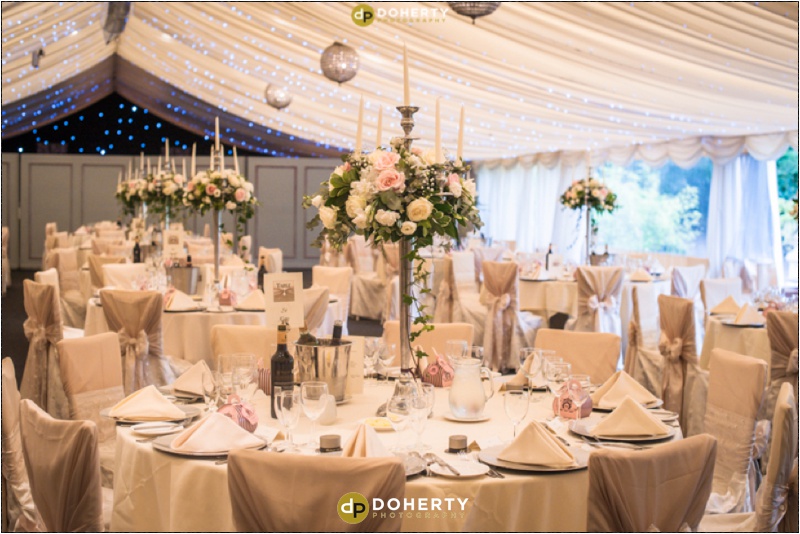 Coombe Abbey Hotel Wedding Marquee Set-up