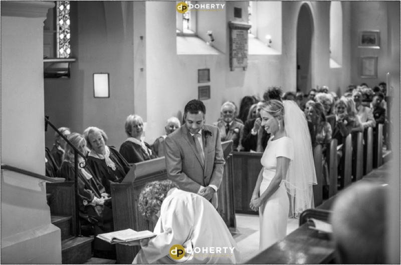 Surrey Wedding at the church