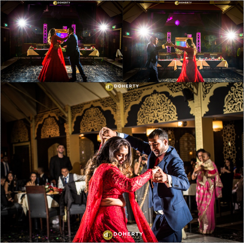 Mughal-E-Azam Hall Bride and Grom first dance