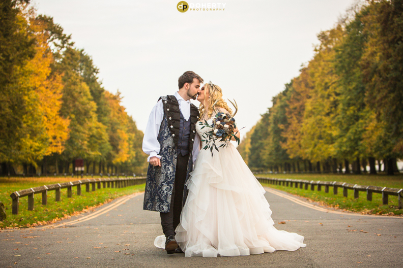 Coombe Abbey wedding in Autumn