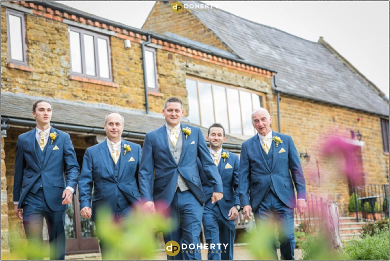 Crockwell Farm wedding groomsmen