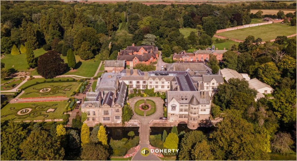 Aerial Photo of Coombe Abbey in Coventry