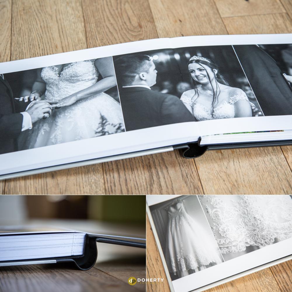 Luxury Brushed Metal Wedding Albums Designed