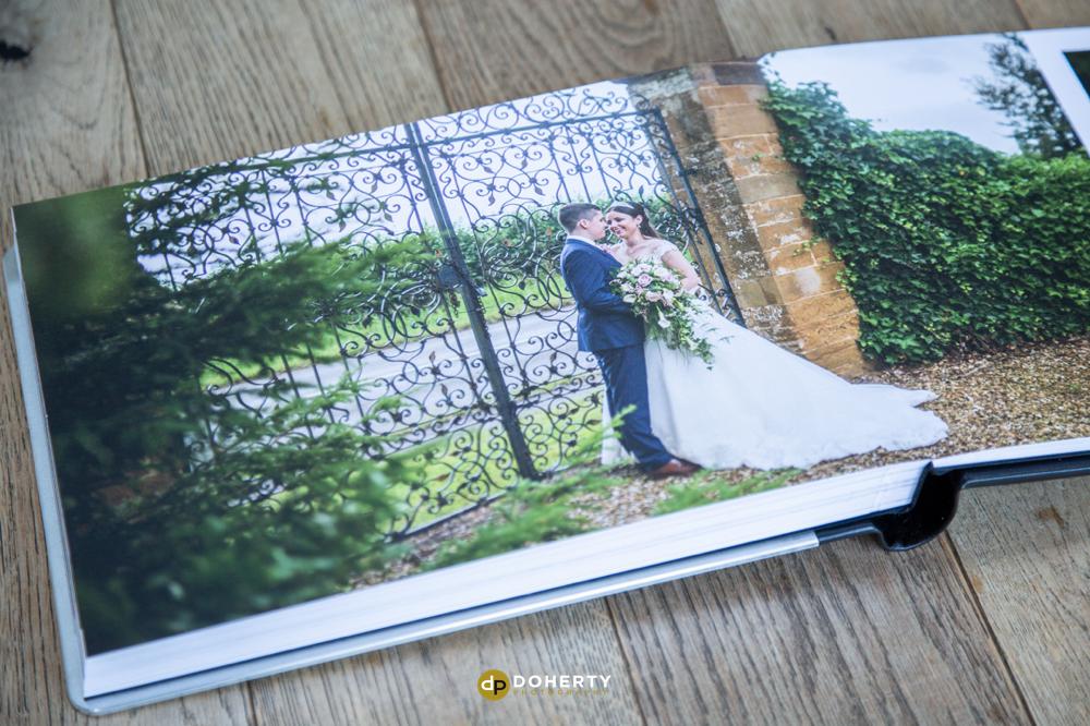 Luxury Brushed Metal Wedding Albums Designed