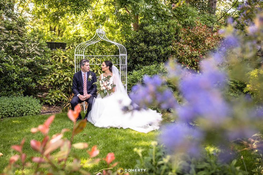 Summer Wedding - Warwick House Photographer - Photos in the gardens