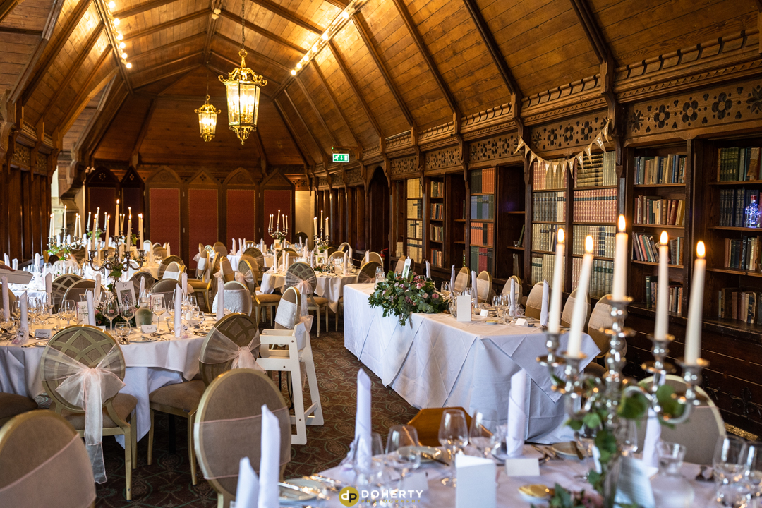 Ettington Park wedding reception room