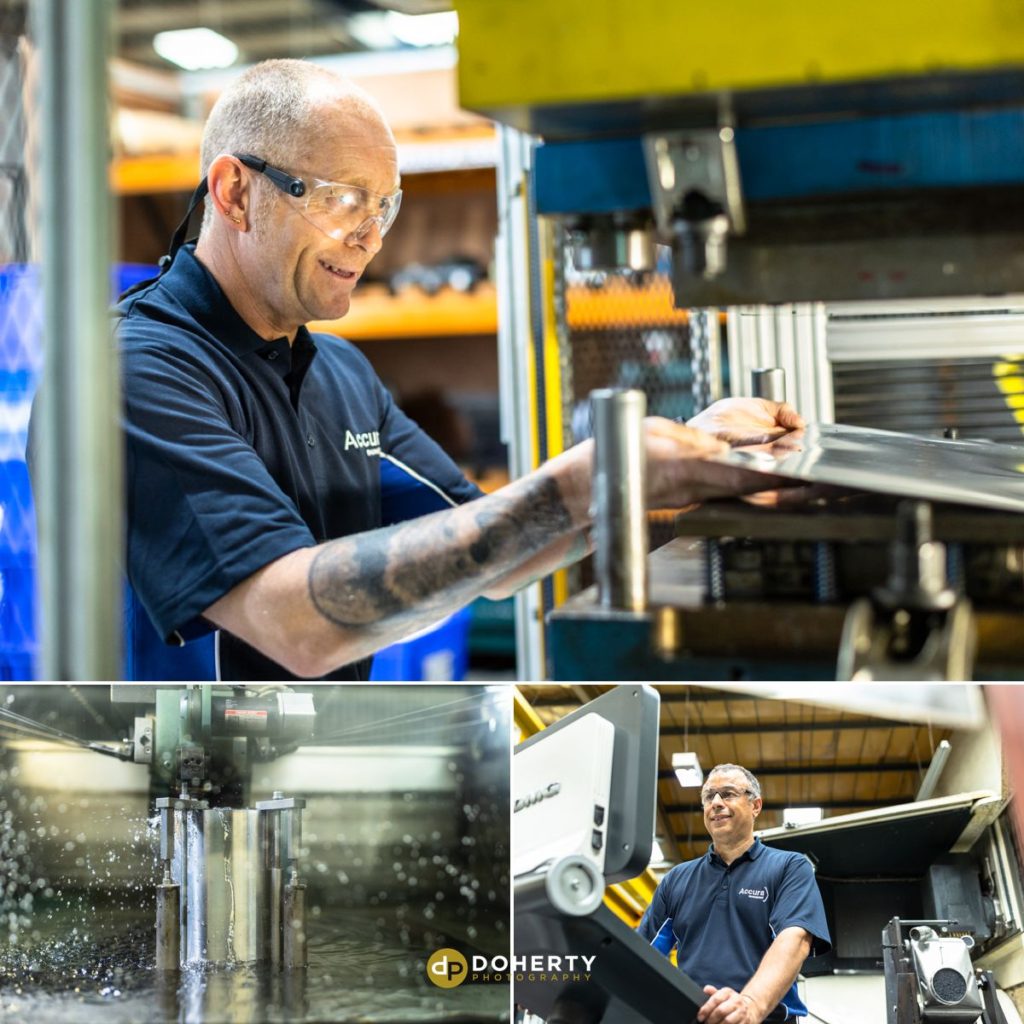 Man working on Sheet Metal Fabrication machine - Wolverhampton