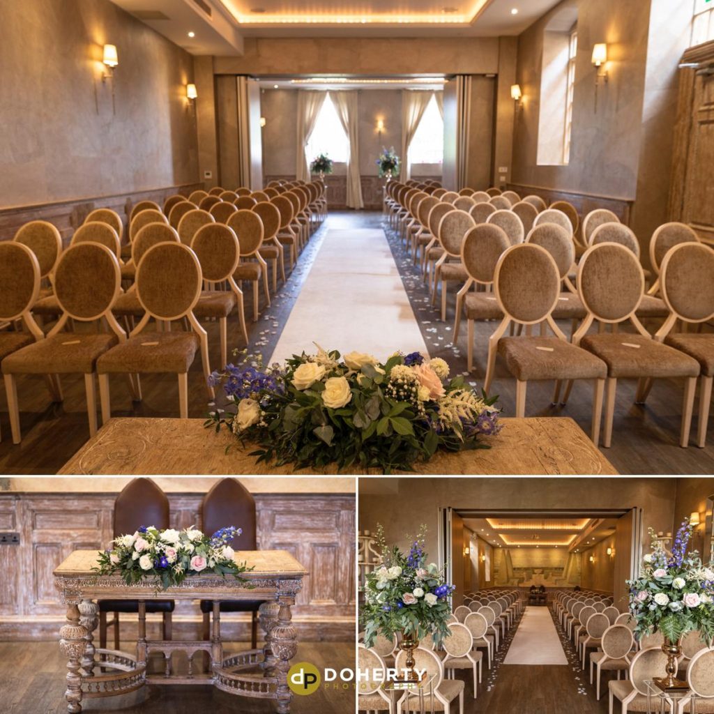 Knighlty ceremony room at Fawsley Hall